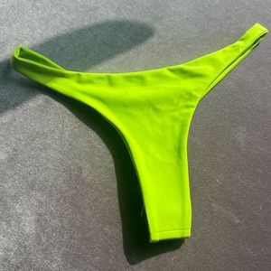 Bamba Swim Neon Green Jagger Bottom Bikini